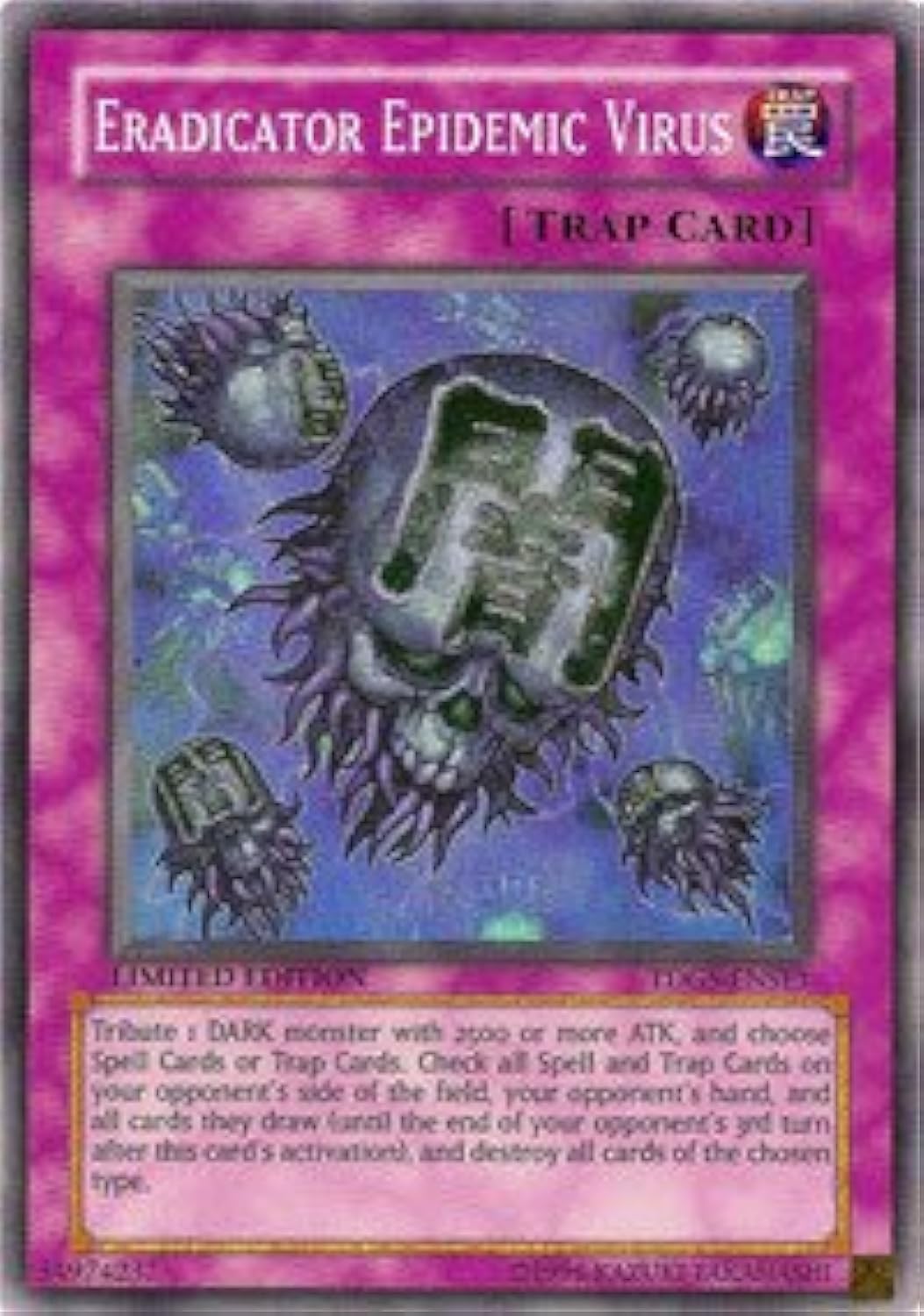 Amazon.com: Yu-Gi-Oh! - Eradicator Epidemic Virus (TDGS-ENSE1
